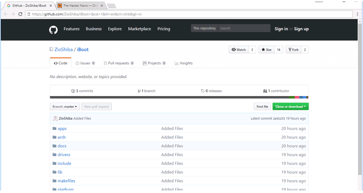 蘋果iPhone的iBoot原始碼在GitHub遭公開