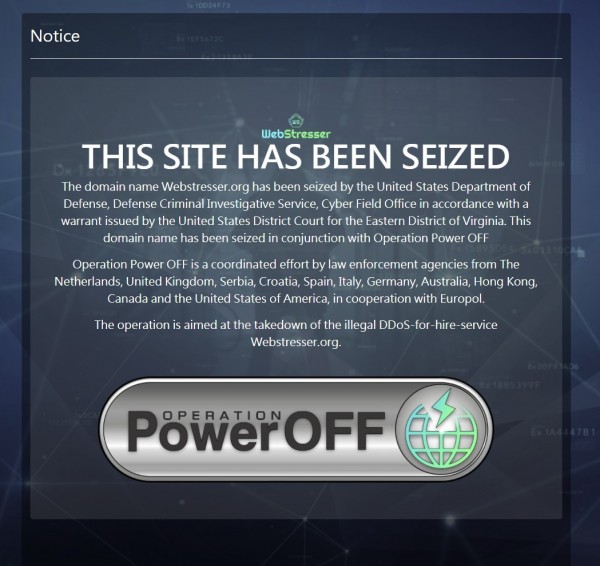 5國聯手破獲全球最大非法DDOS販賣網站