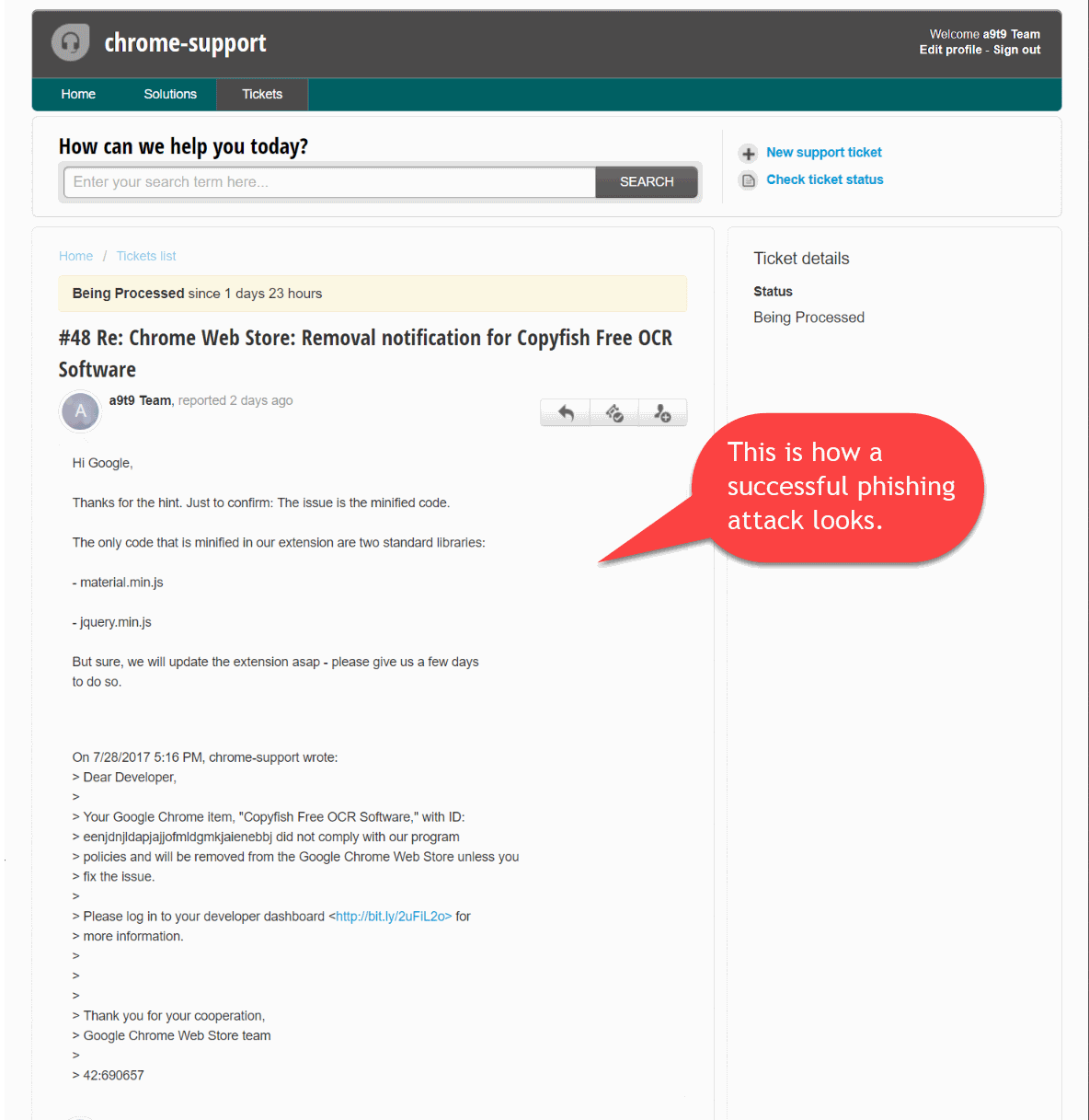圖片辨識軟體 CopyFish 的 Chrome 套件遭駭，請盡速移除