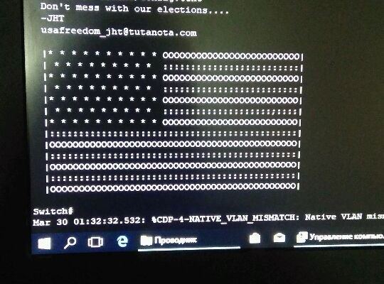 伊朗遭受全球性的網路攻擊，螢幕被顯示美國國旗