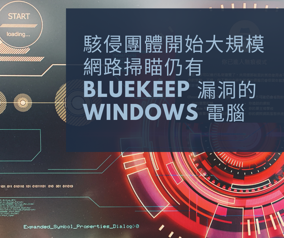 駭侵團體開始大規模網路掃瞄仍有 BlueKeep 漏洞的 Windows 電腦