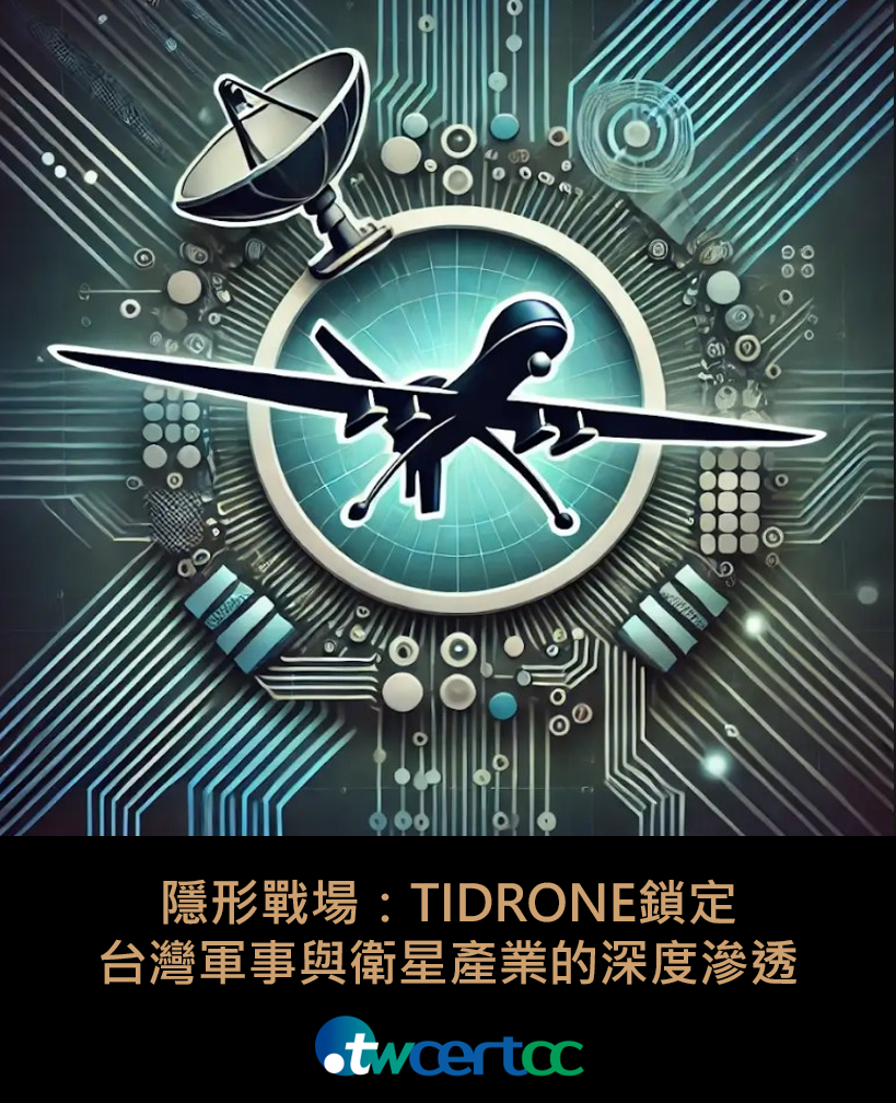 隱形戰場：TIDRONE鎖定台灣軍事與衛星產業的深度滲透