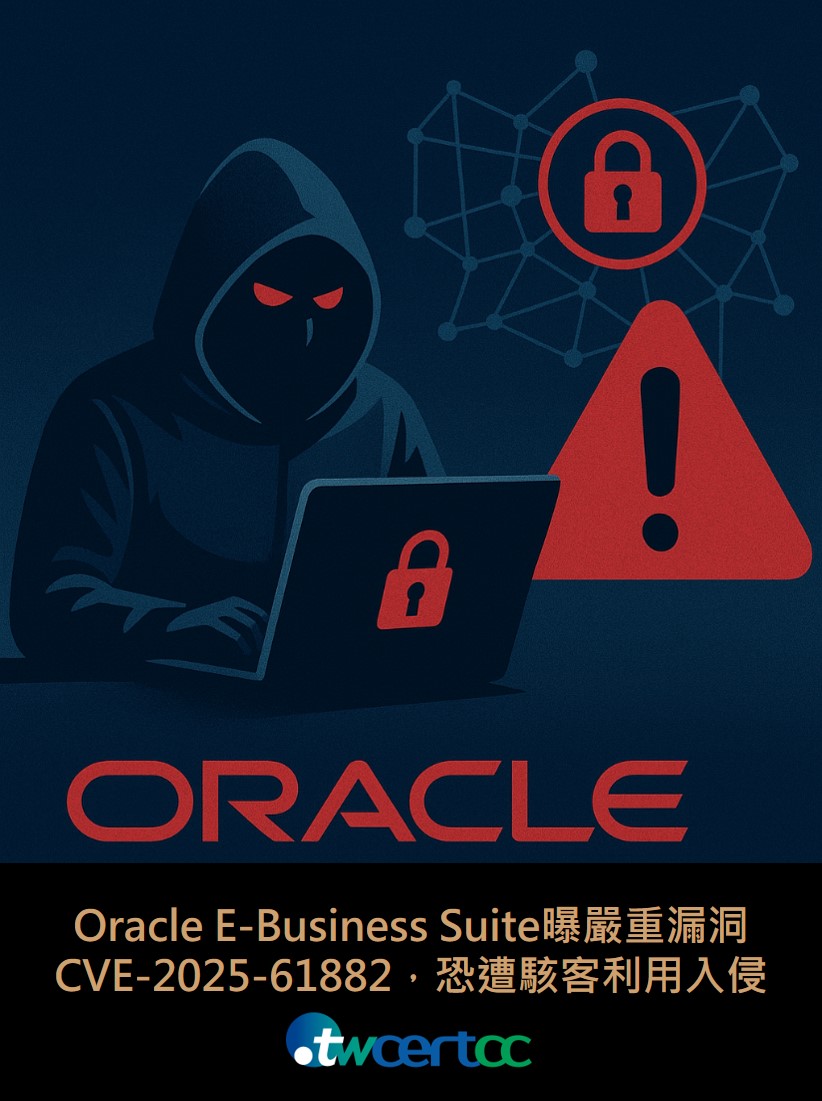 Oracle E-Business Suite曝嚴重漏洞CVE-2025-61882,恐遭駭客利用入侵