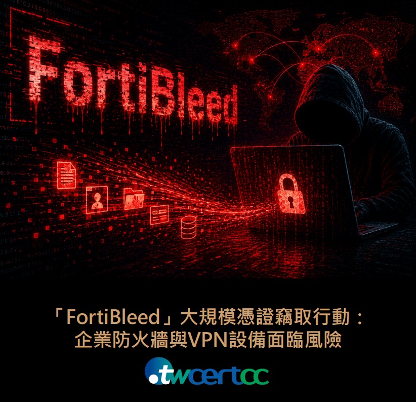 「FortiBleed」大規模憑證竊取行動：企業防火牆與VPN設備面臨風險